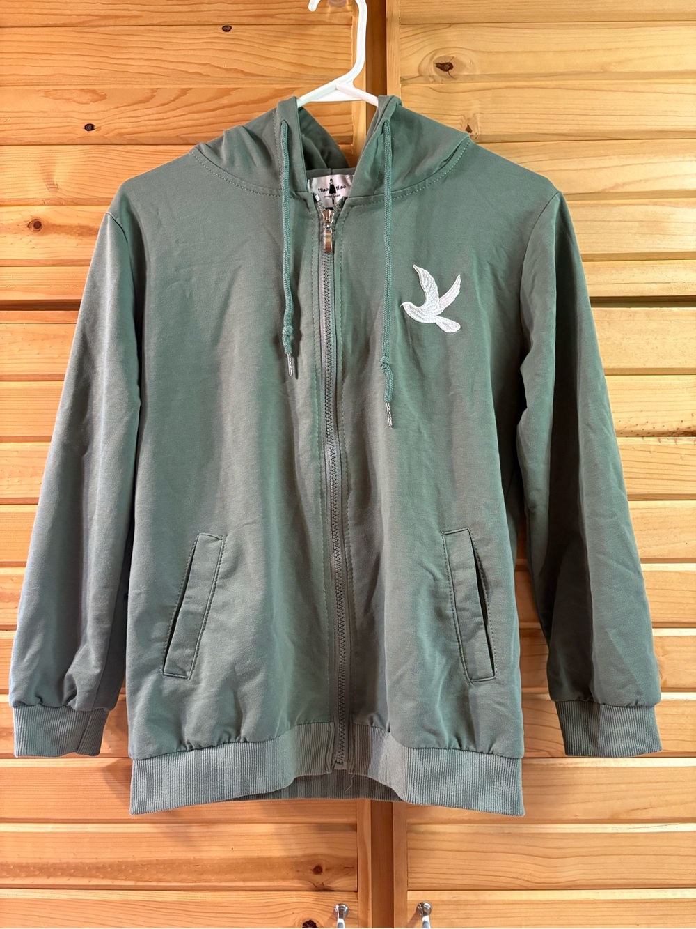 HISO HISO DESIGN BY I RAT Women’s Zip Up Hoodie With Embroidered Design on Back